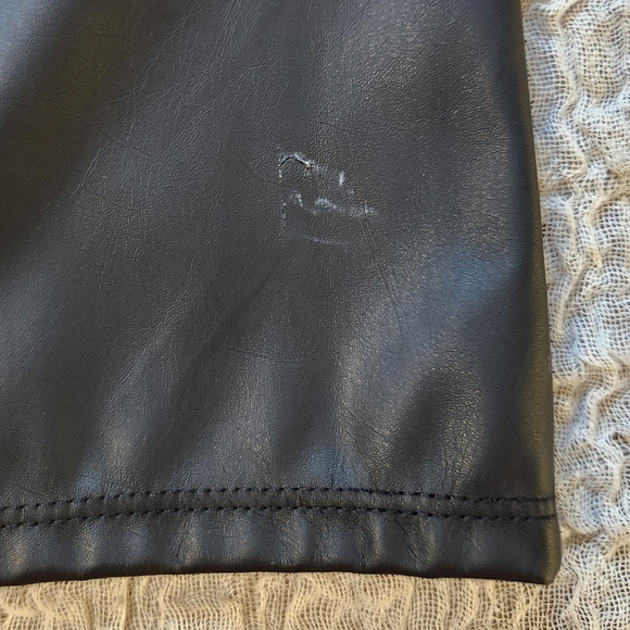 Wild Fable Faux Leather Pants Black 8 - Picture 9 of 9
